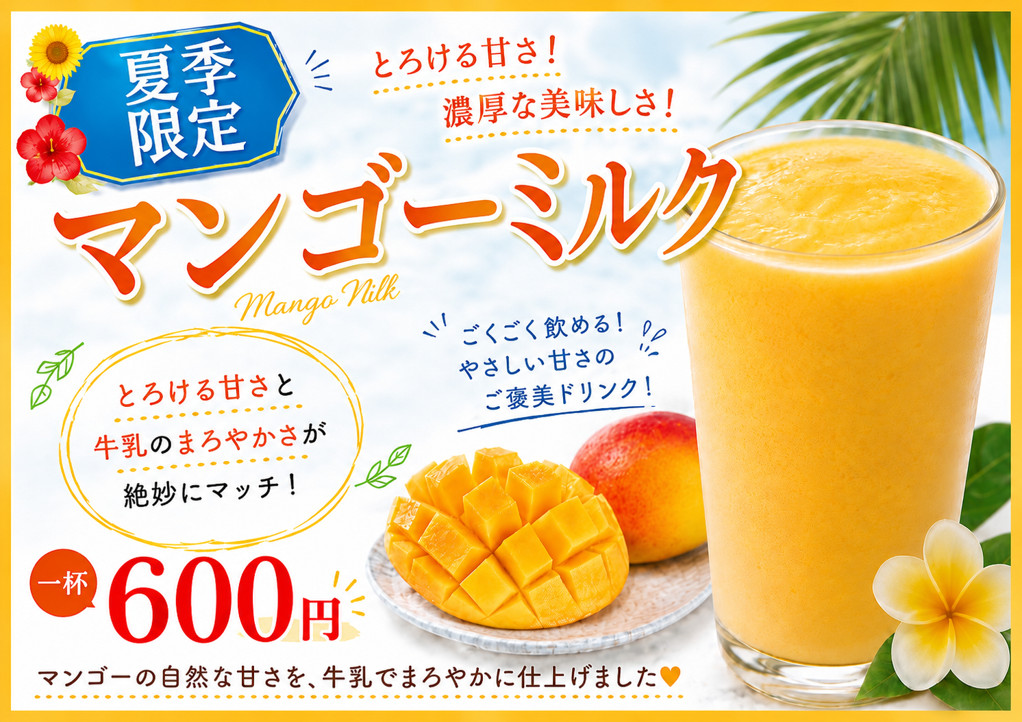 ダイニングおおさきでは、ソフトドリンク・ノーアルコール飲料も豊富に取りそろえています